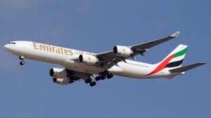 Photo of A6-ERE - Airbus A340-541 operated by Emirates