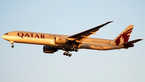 Photo of A7-BAE - Boeing 777-3DZ(ER) operated by Qatar Airways