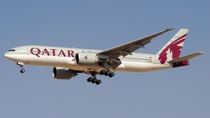 Photo of A7-BBB - Boeing 777-2DZ(LR) operated by Qatar Airways