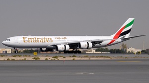 Photo of A6-ERD - Airbus A340-541 operated by Emirates