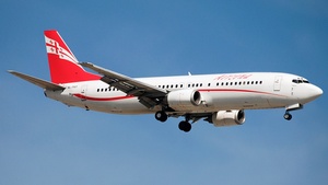 Photo of 4L-TGT - Boeing 737-4Q8 operated by Georgian Airways