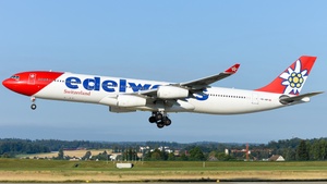 Photo of HB-JMF - Airbus A340-313 operated by Edelweiss Air