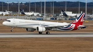 Photo of G-GBNI - Airbus A321-251NX operated by Government of the United Kingdom (opb Titan Airways)
