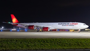 Photo of G-ECLC - Airbus A340-642 operated by European Cargo