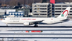 Photo of CN-ROW - Boeing 767-343(ER)(BCF) operated by Royal Air Maroc Cargo