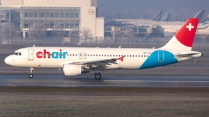 Photo of HB-JOP - Airbus A320-214 operated by Chair Airlines
