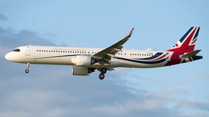 Photo of G-GBNI - Airbus A321-251NX operated by Government of the United Kingdom (opb Titan Airways)