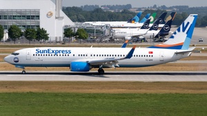 Photo of TC-SPP - Boeing 737-8MA operated by SunExpress