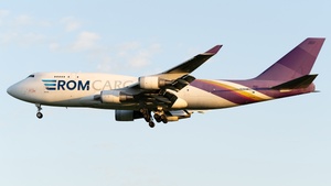 Photo of YR-FSA - Boeing 747-4D7(BCF) operated by ROM Cargo Airlines
