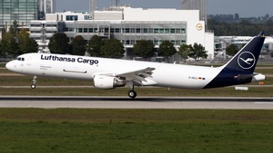 Photo of D-AEUJ - Airbus A321-211(P2F) operated by Lufthansa Cargo (opb Lufthansa CityLine)