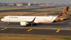 Photo of VT-TVE - Airbus A321-251NX operated by Vistara