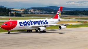 Photo of HB-JMC - Airbus A340-313 operated by Edelweiss Air