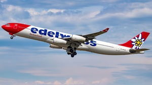 Photo of HB-JMG - Airbus A340-313 operated by Edelweiss Air