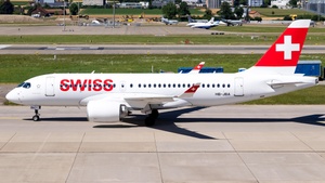 Photo of HB-JBA - Airbus A220-100 operated by Swiss International Air Lines
