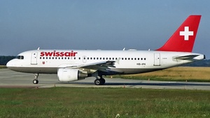 Photo of HB-IPX - Airbus A319-112 operated by Swissair