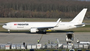 Photo of UK67021 - Boeing 767-330(ER)(BDSF) operated by My Freighter