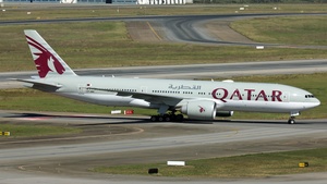 Photo of A7-BBI - Boeing 777-2DZ(LR) operated by Qatar Airways