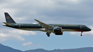 Photo of JY-REG - Embraer ERJ-195-E2 operated by Royal Jordanian Airlines