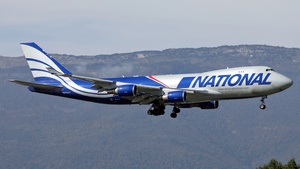 Photo of N569CA - Boeing 747-409F operated by National Airlines [2006]
