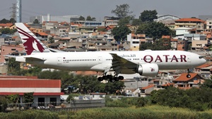 Photo of A7-BBF - Boeing 777-2DZ(LR) operated by Qatar Airways