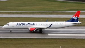 Photo of OY-GDC - Embraer ERJ-195LR operated by Air Serbia (opb Marathon Airlines)