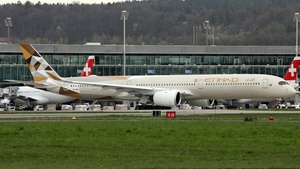 Photo of A6-XWE - Airbus A350-1041 operated by Etihad Airways