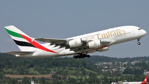 Photo of A6-EDU - Airbus A380-861 operated by Emirates