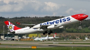 Photo of HB-JMD - Airbus A340-313 operated by Edelweiss Air