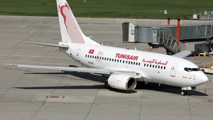 Photo of TS-IOL - Boeing 737-6H3 operated by Tunisair