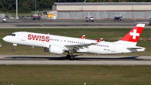 Photo of HB-JCU - Airbus A220-300 operated by Swiss International Air Lines