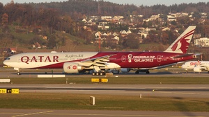 Photo of A7-BEB - Boeing 777-3DZ(ER) operated by Qatar Airways