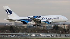 Photo of 9M-MNE - Airbus A380-841 operated by Malaysia Airlines