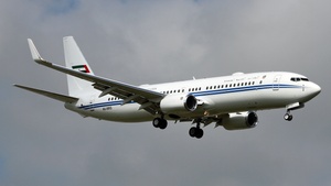 Photo of A6-MRS - Boeing 737-8E0(BBJ2) operated by Dubai Royal Air Wing