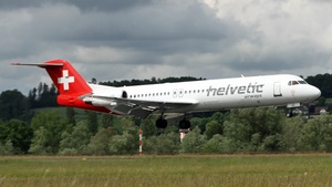Photo of HB-JVE - Fokker 100 operated by Helvetic Airways