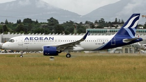 Photo of SX-NEC - Airbus A320-271N operated by Aegean Airlines