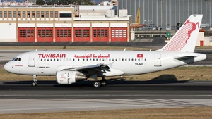 Photo of TS-IMO - Airbus A319-114 operated by Tunisair