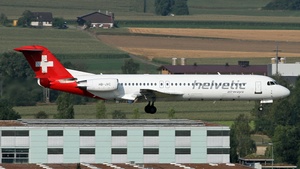 Photo of HB-JVC - Fokker 100 operated by Helvetic Airways