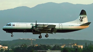 Photo of G-LOFD - Lockheed L-188A(F) Electra operated by Atlantic Airlines