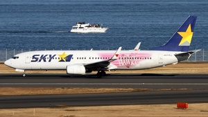 Photo of JA73NJ - Boeing 737-86N operated by Skymark Airlines