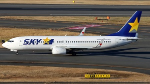 Photo of JA73NF - Boeing 737-86N operated by Skymark Airlines