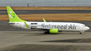 Photo of JA802X - Boeing 737-81D operated by Solaseed Air