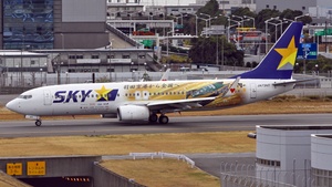 Photo of JA73NT - Boeing 737-86N operated by Skymark Airlines