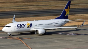 Photo of JA737X - Boeing 737-8AL operated by Skymark Airlines