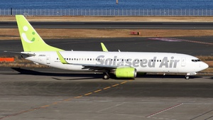 Photo of JA805X - Boeing 737-86N operated by Solaseed Air