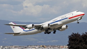 Photo of 22001 - Boeing 747-8B5 operated by Government of the Republic of Korea