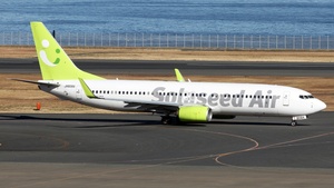 Photo of JA809X - Boeing 737-86N operated by Solaseed Air