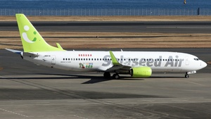 Photo of JA811X - Boeing 737-86N operated by Solaseed Air