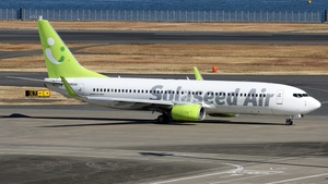 Photo of JA804X - Boeing 737-86N operated by Solaseed Air