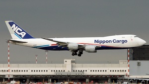 Photo of JA13KZ - Boeing 747-8KZF operated by Nippon Cargo Airlines