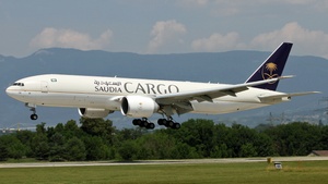 Photo of HZ-AK74 - Boeing 777-FFG operated by Saudia Cargo